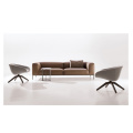 High Quality/ Leisure Sofa with Stainless Base/ Office Use/ Waiting Service Furniture